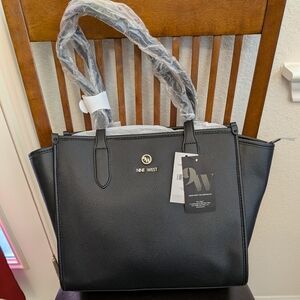 Nine West Riggs Black Tote Bag - Large